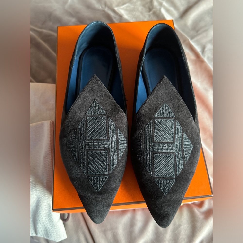 Hermes loafers 38.5